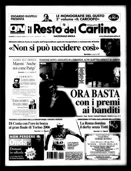 Il Resto del Carlino : giornale dell'Emilia